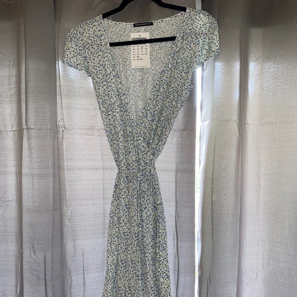 Midi wrap dress